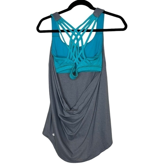 LULULEMON Wild Tank-  Heathered Slate / Blue Tropics - Picture 7 of 11